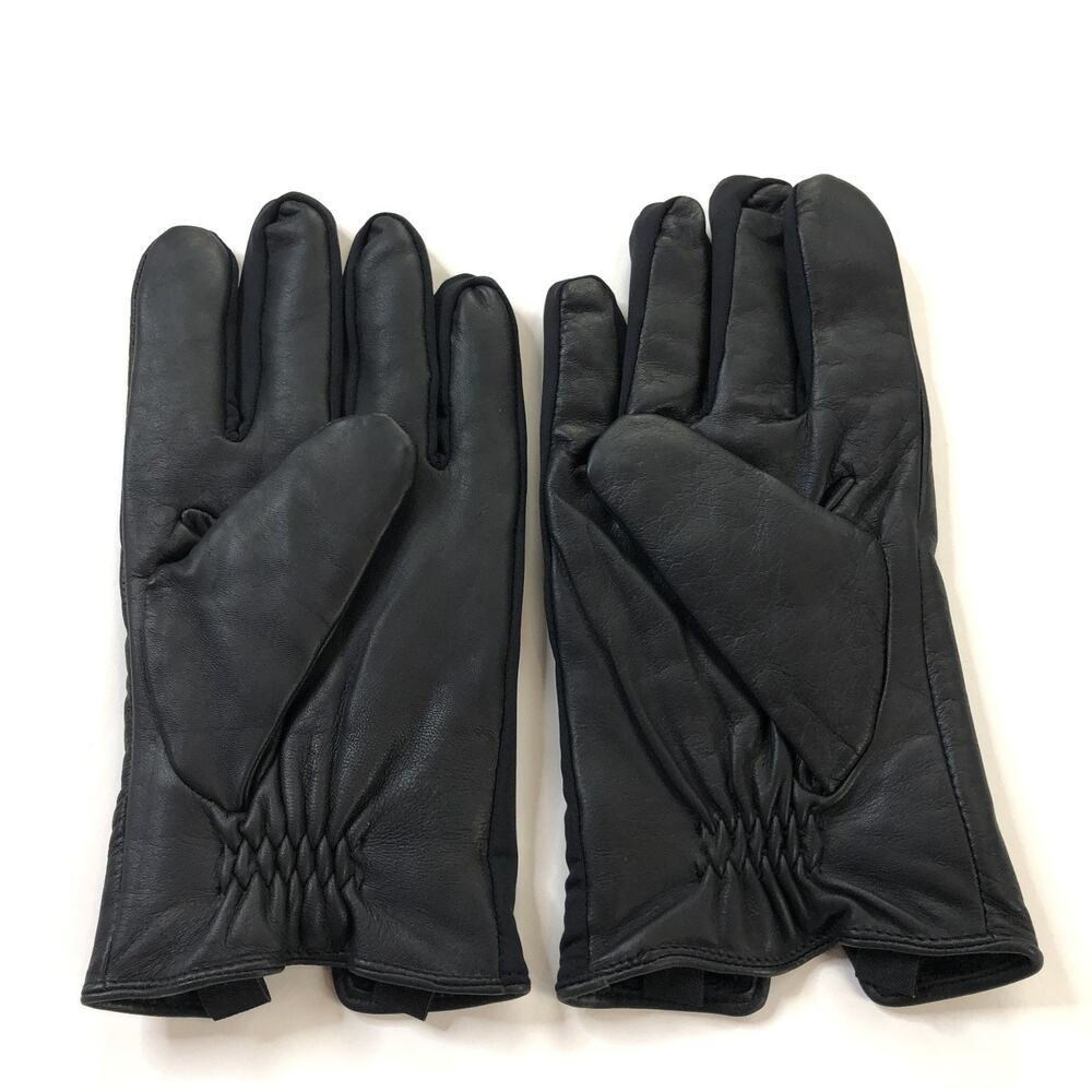 Isotoner Women's Genuine Leather For Lined Gloves Size XL Black MINT - Picture 2 of 5